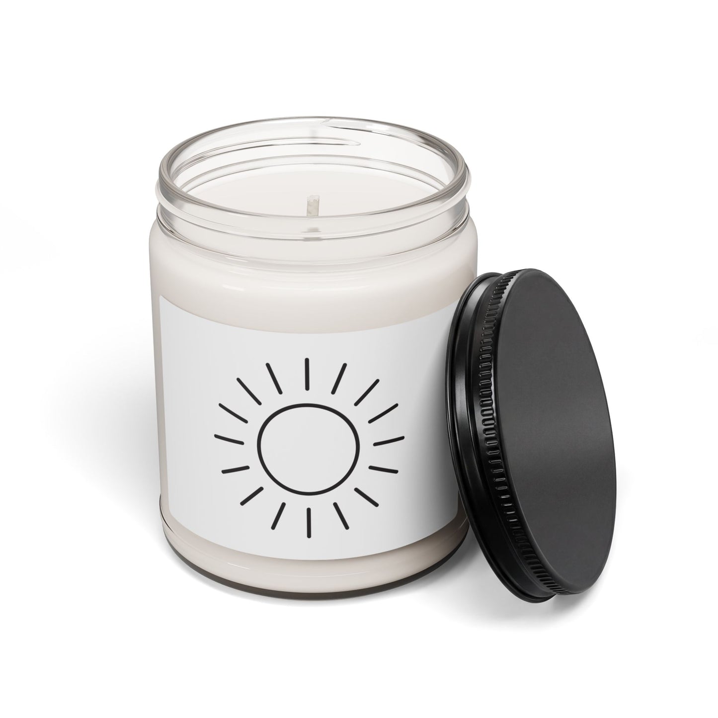 Sunshine Scented Soy Candle 9oz – Uplifting Citrus Aromatherapy Jar