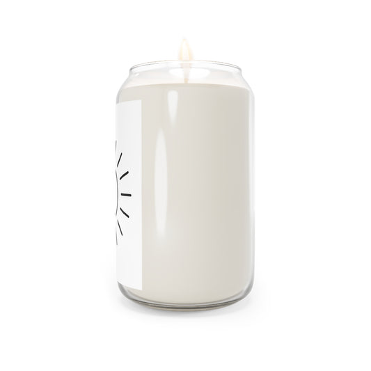 Soy Candle 13.75oz — Minimal Sun Icon Scented Candle