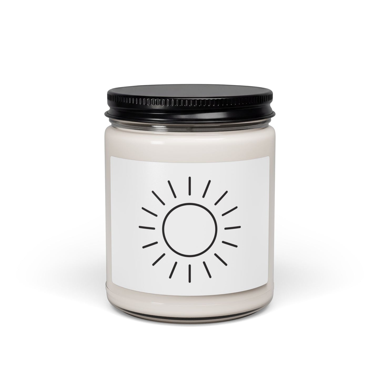 Sunshine Scented Soy Candle 9oz – Uplifting Citrus Aromatherapy Jar